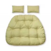 Подушка для двухместного кресла - кокона 130 х 95 см (Подушка для 2-х местных подвесных кресел зеленая FIS 104/204/304/404)