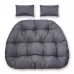 Подушка для двухместного кресла - кокона 130 х 95 см (Подушка для 2-х местных подвесных кресел черный FIS 105/205/305/405)